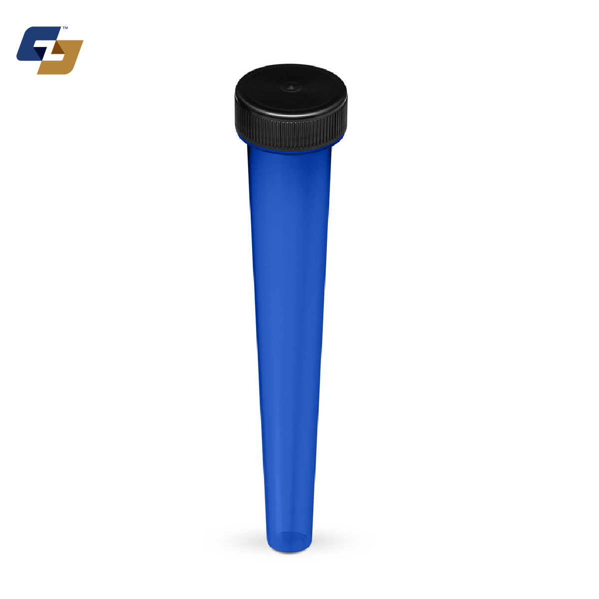 98mm Screw Top Pre-Roll Tubes w/ Foil Seal and Black Cap - 2000 Qty.