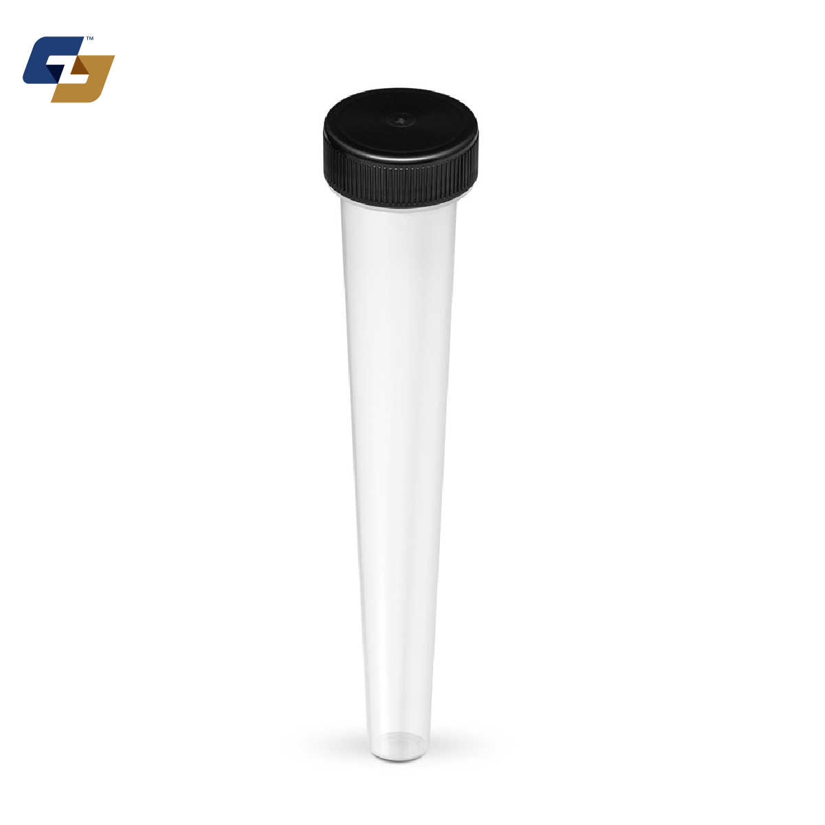 98mm Screw Top Pre-Roll Tubes w/ Foil Seal and Black Cap - 2000 Qty.