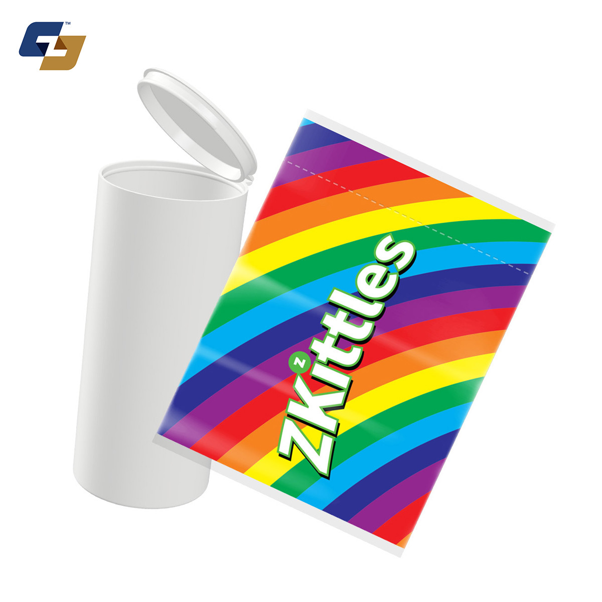 Zkittles Strain Sleeve Labels and Pre Roll Tubes | Free Shipping