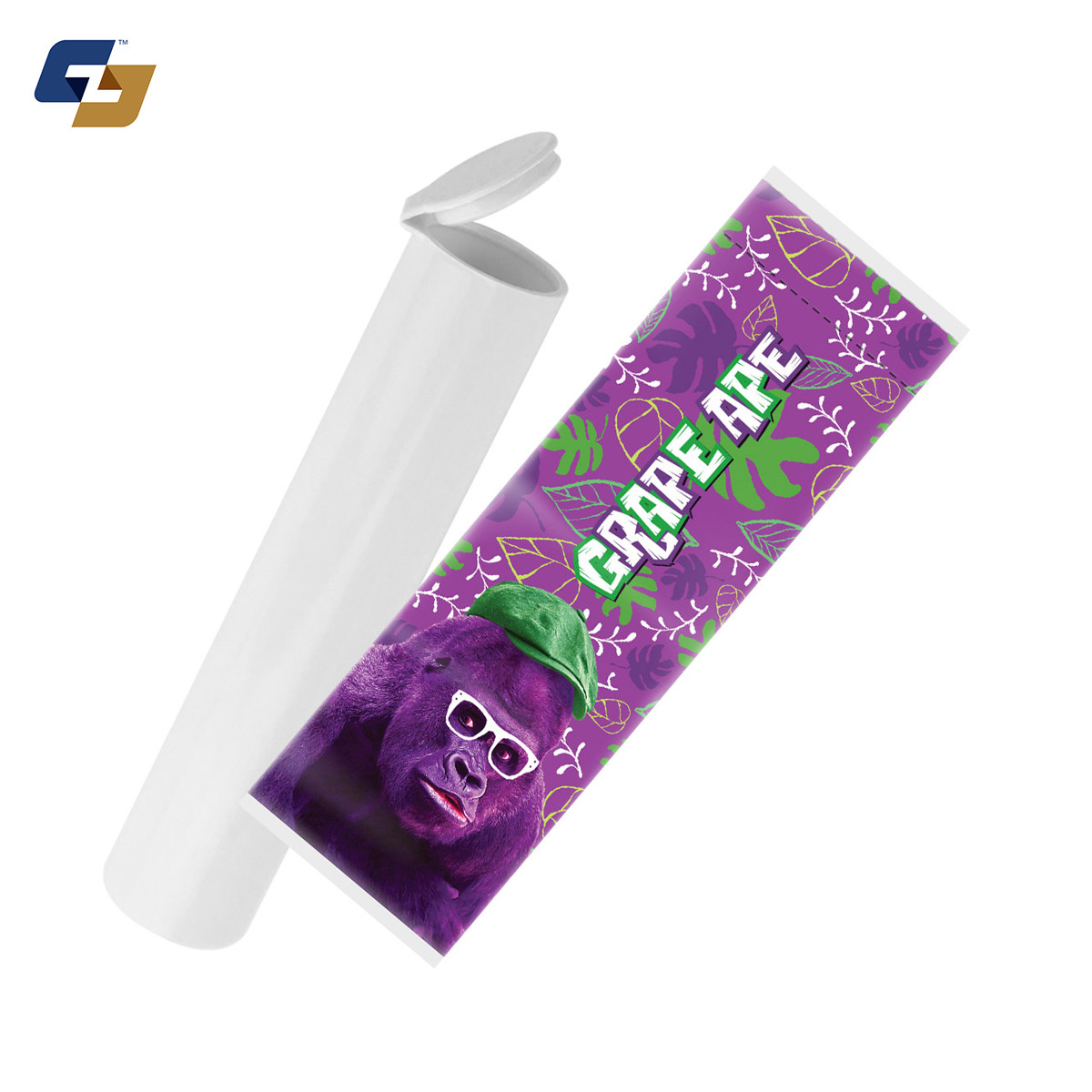 Grape Ape Strain Sleeve Labels and Pre Roll Tubes | Free Shipping