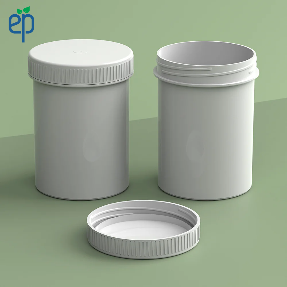 30 Dram Plant-Based Jar and Cap White - 2500 Qty.