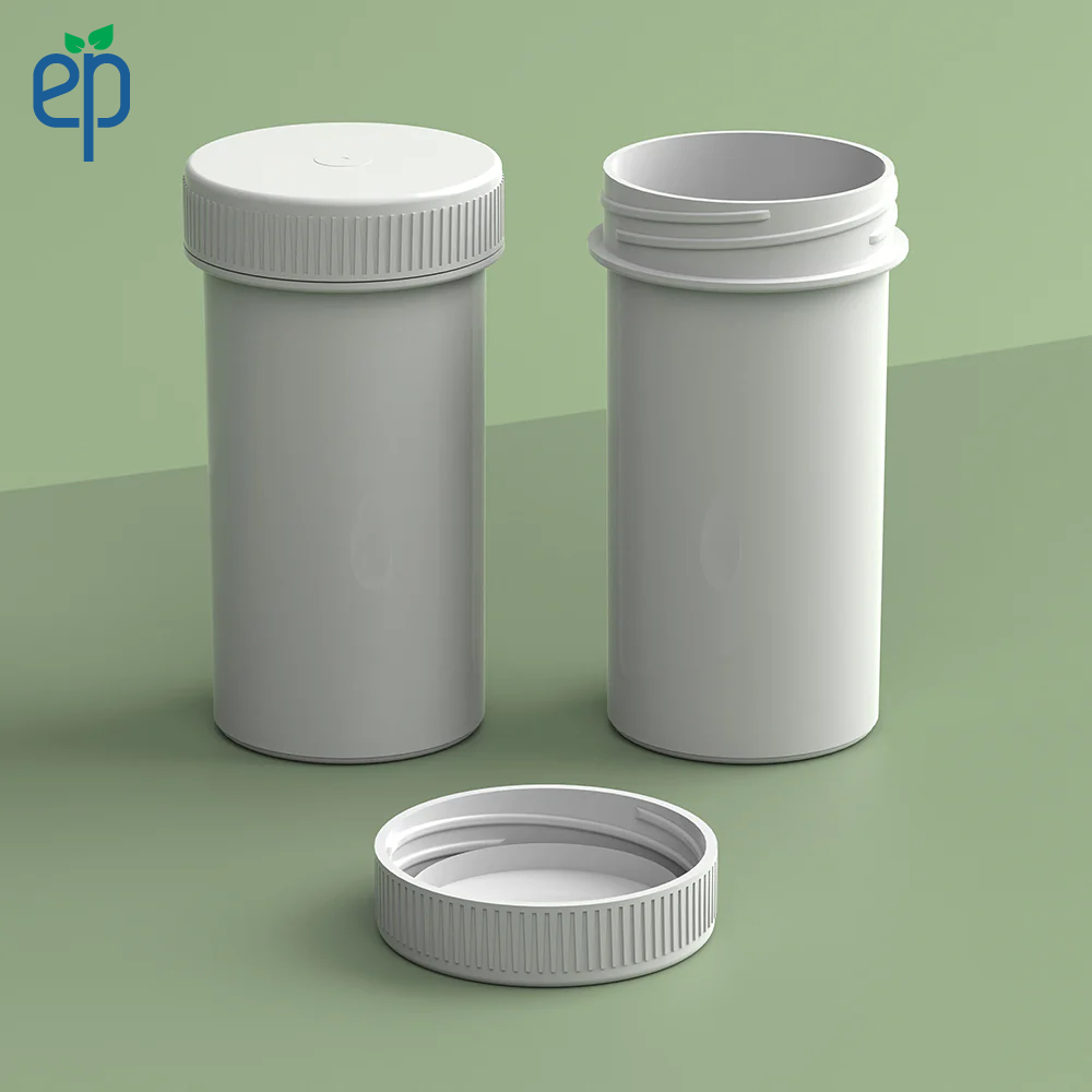 13 Dram Plant-Based Jar and Cap White - 2500 Qty.