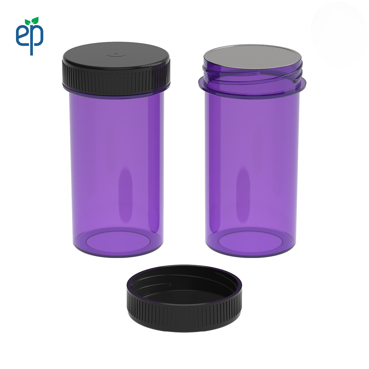 13 Dram Screw Top Vials - 2500 Qty.