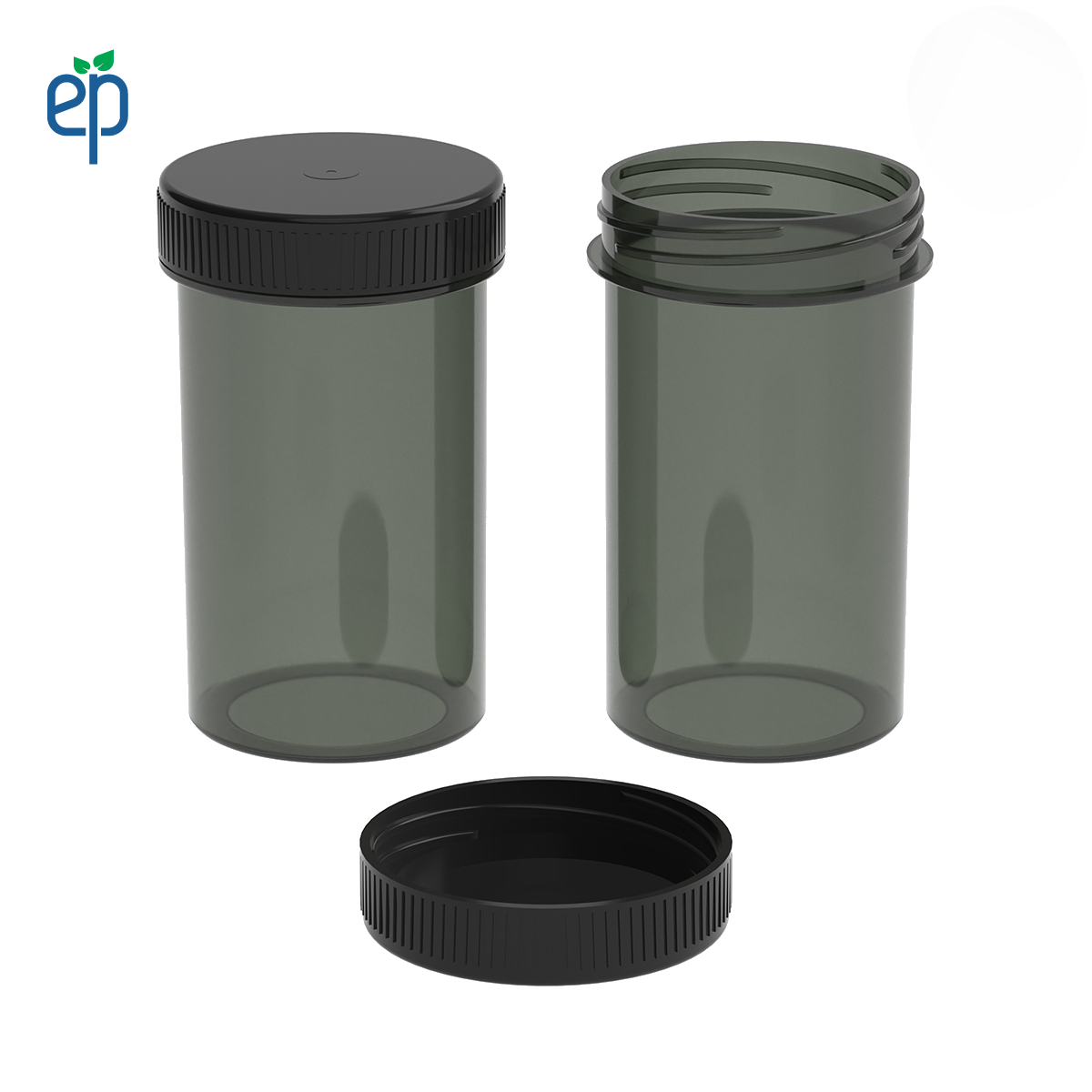 19 Dram Screw Top Vials with Cap - 2500 Qty.