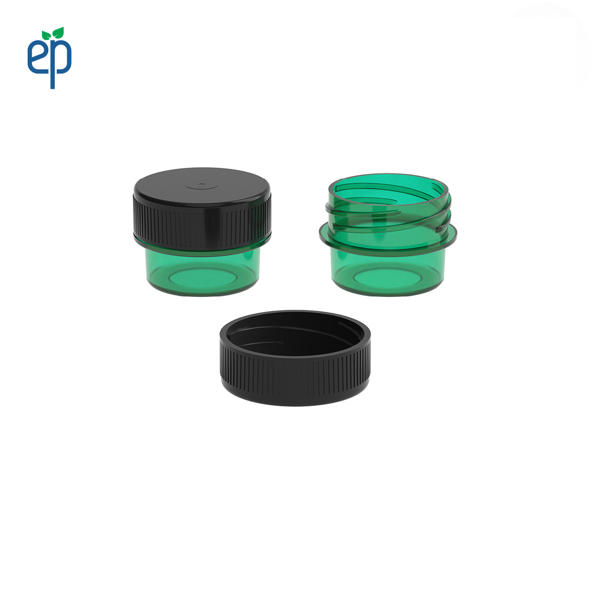 5ml Plastic Screw Top Concentrate Containers with Caps - 2500 Qty.