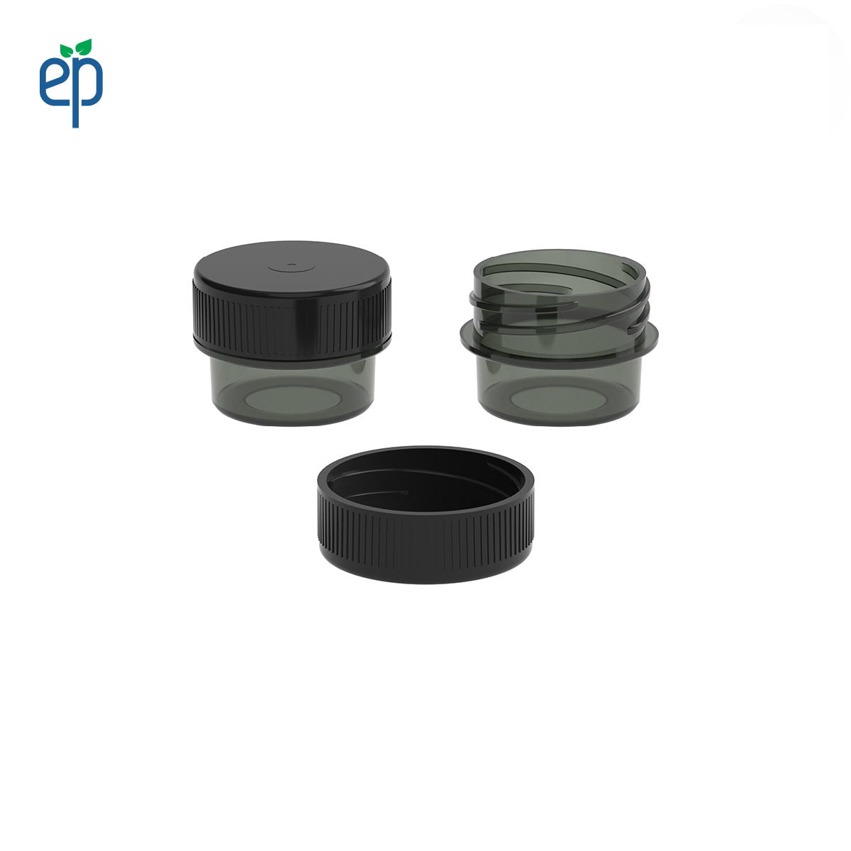 5ml Plastic Screw Top Concentrate Containers with Caps - 2500 Qty.