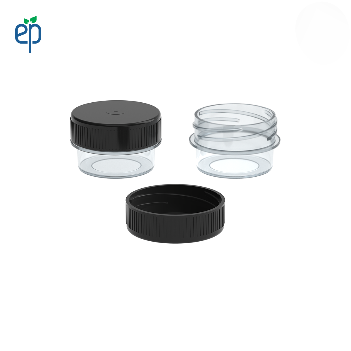 7ml Plastic Screw Top Concentrate Containers with Caps - 2500 Qty.