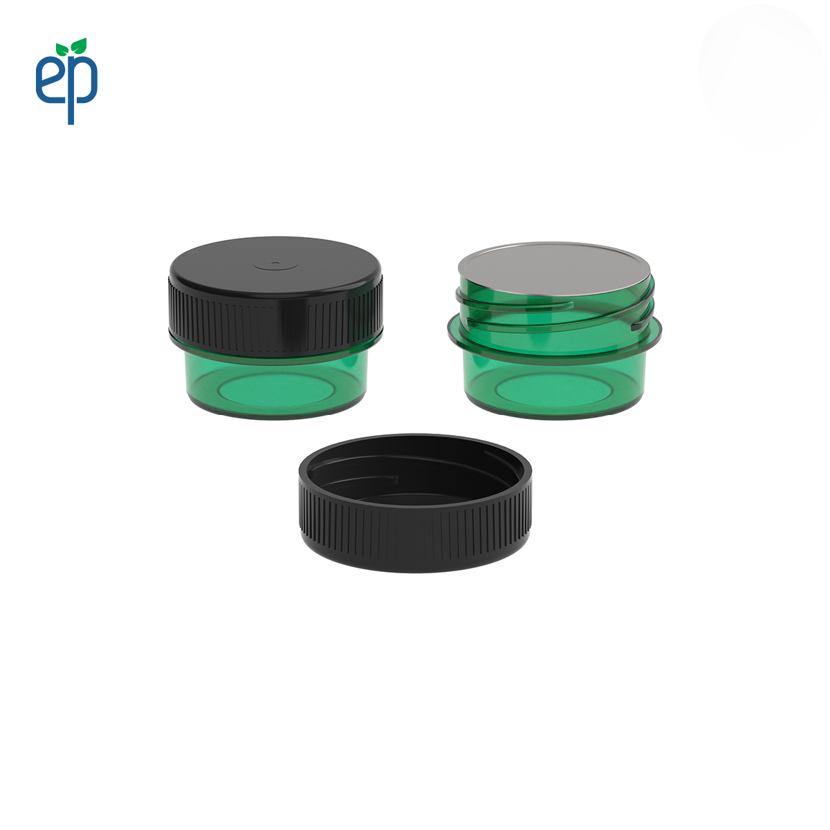 7ml Plastic Screw Top Concentrate Containers with Caps - 2500 Qty.