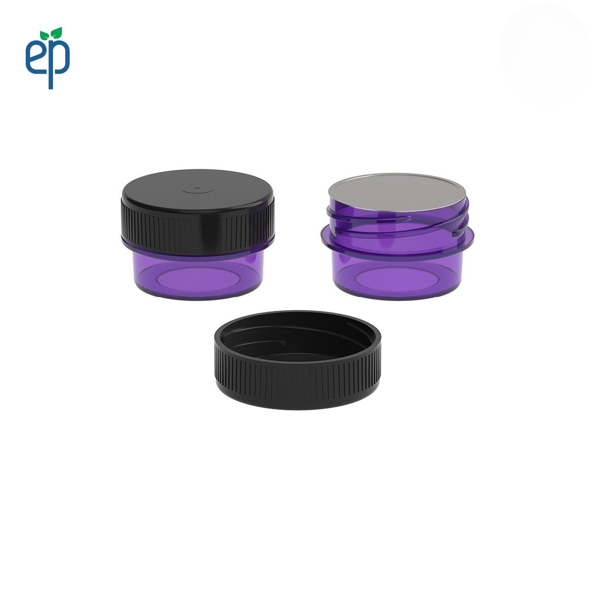 7ml Plastic Screw Top Concentrate Containers with Caps - 2500 Qty.