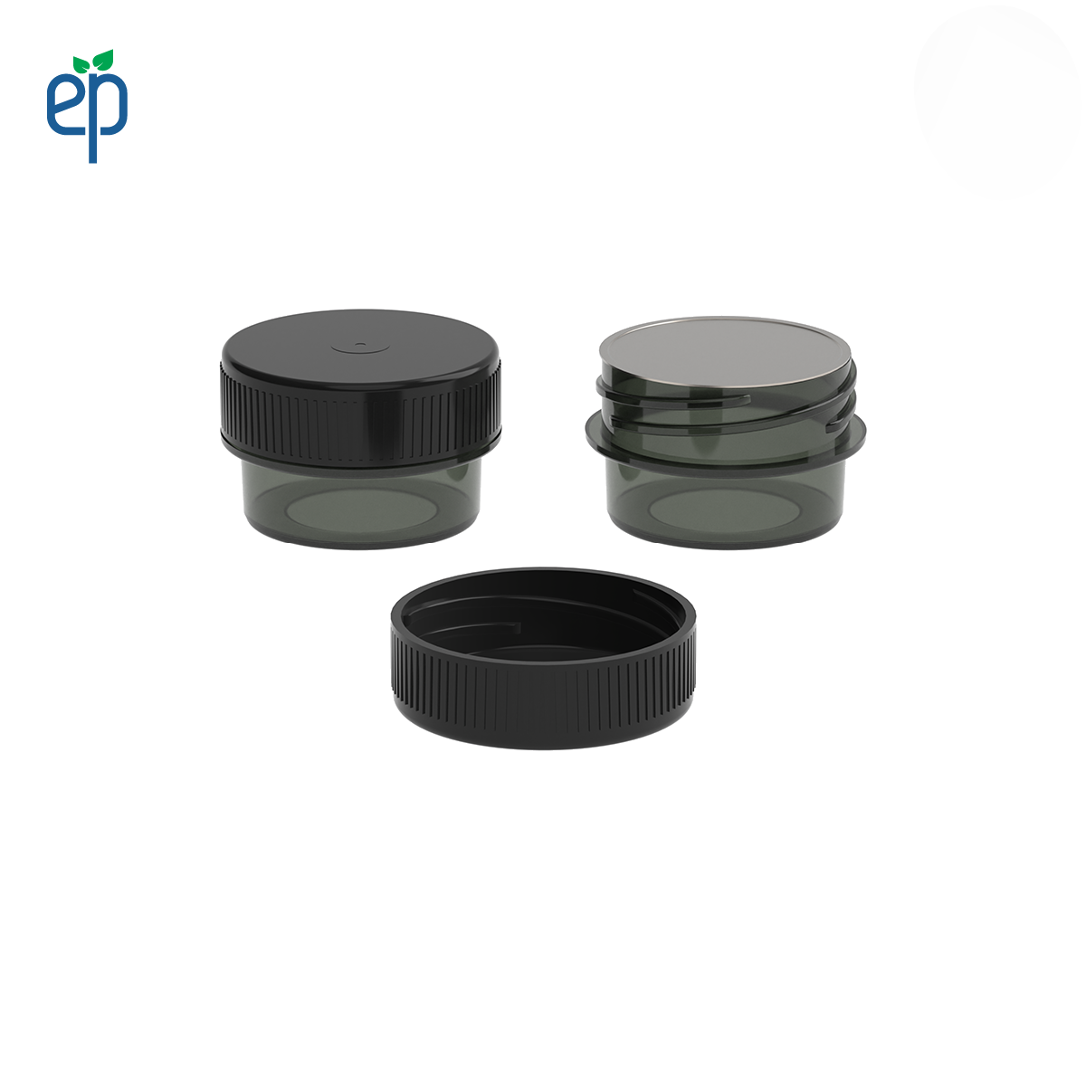 7ml Plastic Screw Top Concentrate Containers with Caps - 2500 Qty.