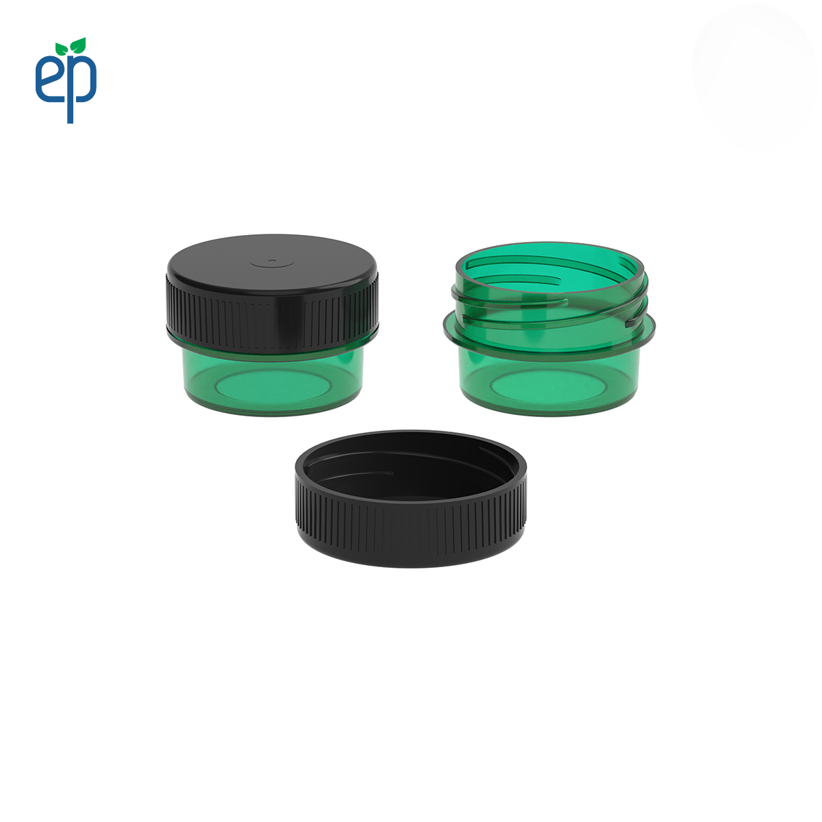 7ml Plastic Screw Top Concentrate Containers with Caps - 2500 Qty.