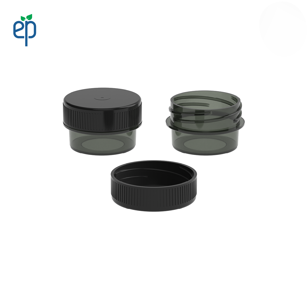 7ml Plastic Screw Top Concentrate Containers with Caps - 2500 Qty.