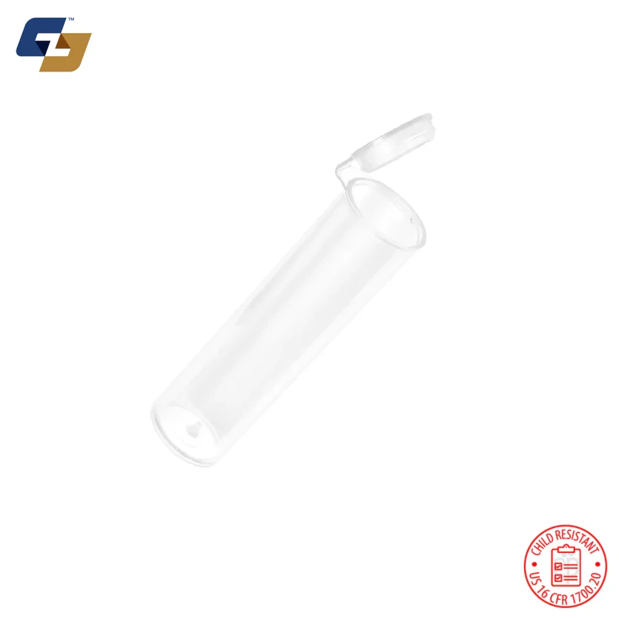 68mm Child Resistant Vape Cartridge Tube - (.688") (for 0.5ml carts) - 2750 Qty.