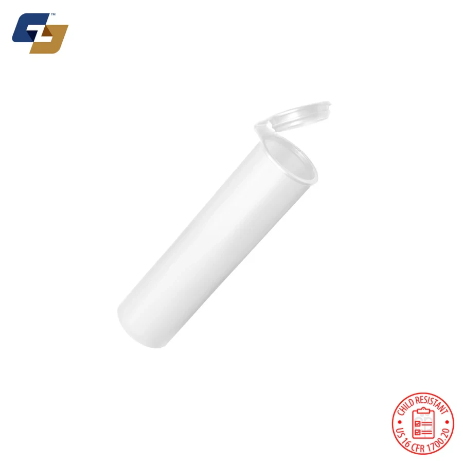 68mm Child Resistant Vape Cartridge Tube - (.688") (for 0.5ml carts) - 2750 Qty.