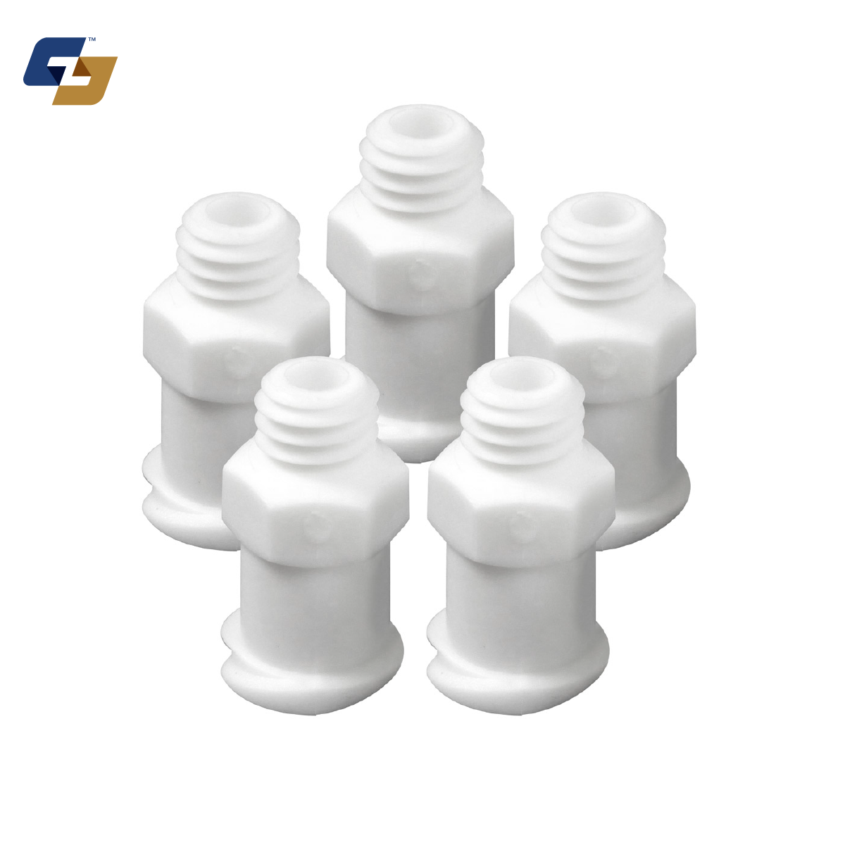 Plastic Luer Lock (5 Set) For Dab Applicators and Syringes (HotShot™ Next Generation Series)