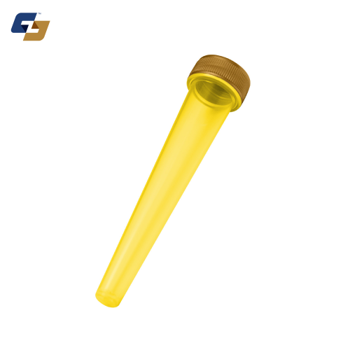 98mm Screw Top Pre-Roll Tubes w/ Gold Cap - 2000 Qty.