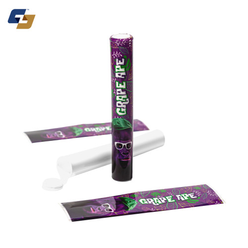 Grape Ape Strain Sleeve Labels and Pre Roll Tubes | Free Shipping