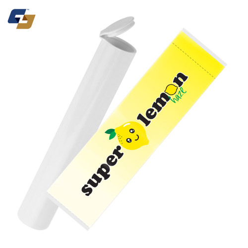 Super Lemon Haze Strain Labels and Pre Roll Tubes | Free Shipping