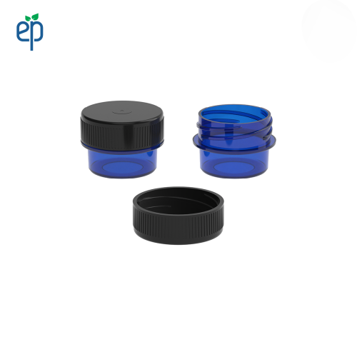 5ml Plastic Screw Top Concentrate Containers with Caps - 2500 Qty.