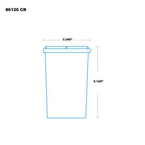 15oz (120 Dram) Child Resistant Container - 510 Qty.