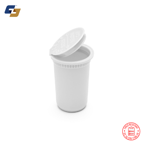 19 Dram Child Resistant Pop Top Bottles - 450 Quantity