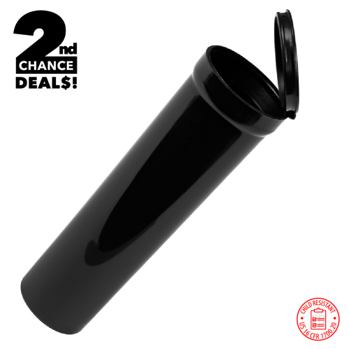 2nd Chance Deals! 98mm Child Resistant Tapered Pre-Roll Tubes (Wide) - 600 Qty.