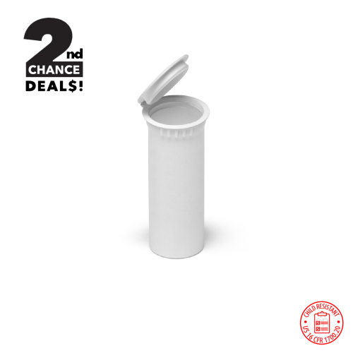 Clearance - 63mm Child Resistant Vape Cartridge Tube (for 0.3ml carts) - 1500 Qty.